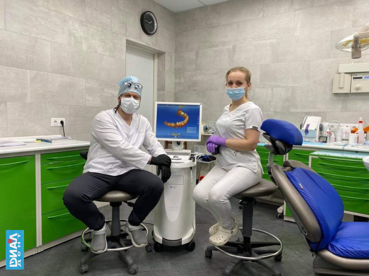 сканирование зубов
