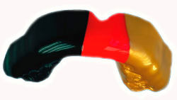 спортивная капа для зубов - сочетание любых трех цветов