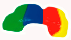 спортивная капа для зубов - сочетание любых четырех цветов